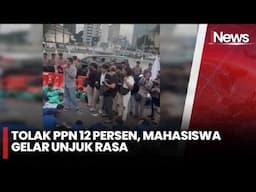 Ratusan Mahasiswa HMI Gelar Aksi Tolak Kenaikan PPN 12 di Patung Kuda