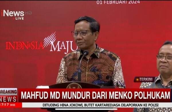 Mahfud MD Ungkap 3 Poin Surat Pengunduran Dirinya ke Jokowi