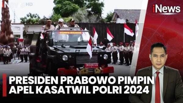 Presiden Prabowo Subianto Naik Maung Pimpin Apel Kasatwil Polri 2024