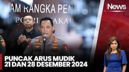 Kepolisian Antisipasi Lonjakan Jumlah Pemudik Libur Nataru 2024