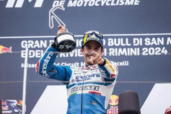 Menangi MotoGP San Marino 2024, Marc Marquez: Ini Kemenangan dari Fausto Gresini!