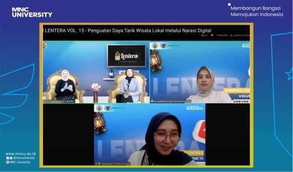 Dosen MNC University Bahas Strategi Digitalisasi Wisata dalam Webinar Lentera Kementerian Desa Dosen MNC University Bahas Strategi Digitalisasi Wisata dalam Webinar Lentera Kementerian Desa