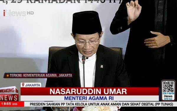 Breaking News, 1 Syawal 1446 H Jatuh pada Senin 31 Maret 2025 Breaking News, 1 Syawal 1446 H Jatuh pada Senin 31 Maret 2025