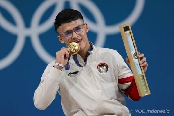 Olimpiade Paris 2024: Rizki Juniansyah Tak Bisa Berkata-kata Usai Raih Medali Emas untuk Indonesia