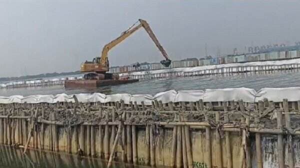 Heboh Pagar Laut Juga Ditemukan di Bekasi, Ini Penampakannya