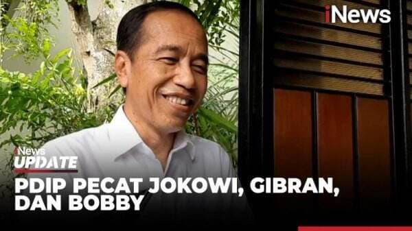 Breaking! PDIP Resmi Pecat Jokowi, Gibran dan Bobby sebagai Kader Partai