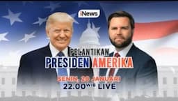 Saksikan Liputan Langsung Aiman Witjaksono dalam Pelantikan Presiden Trump 20 Januari, Live di iNews!