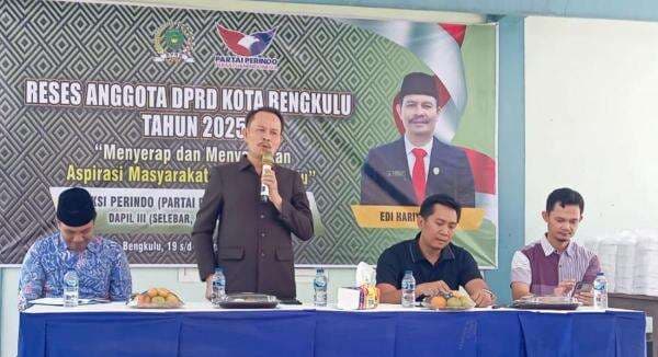 Reses Perdana, Legislator Partai Perindo Edi Hariyanto Komitmen Perjuangkan Harapan Warga Bengkulu Reses Perdana, Legislator Partai Perindo Edi Hariyanto Komitmen Perjuangkan Harapan Warga Bengkulu