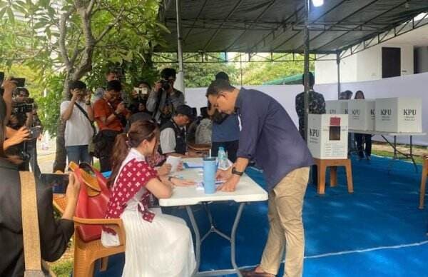 Nyoblos di Lebak Bulus, Anies Baswedan Minta Warga Jakarta Tak Golput