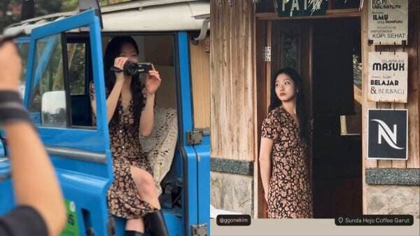 Potret Anggun Kim Go Eun Syuting Iklan di Garut