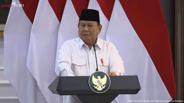 Prabowo: Saya Lihat yang Stres Harga Saham Turun Hanya Beberapa Orang Prabowo: Saya Lihat yang Stres Harga Saham Turun Hanya Beberapa Orang