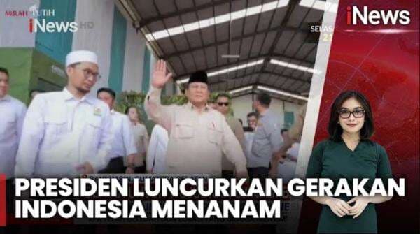 Prabowo Luncurkan Gerina, Salah Satu Upaya Wujudkan Swasembada Pangan Prabowo Luncurkan Gerina, Salah Satu Upaya Wujudkan Swasembada Pangan