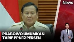 Presiden Prabowo Umumkan Kenaikan PPN 12 Persen Berlaku untuk Jasa dan Barang Mewah