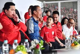  Timnas Imbangi Australia, Jokowi: Permainan Luar Biasa dengan Kerja Keras Seluruh Pemain