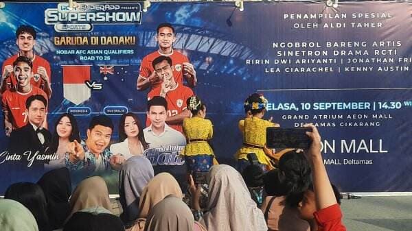 RCTI+ Gelar Nobar Timnas Indonesia vs Australia Bertajuk Off Air Super Show Sport