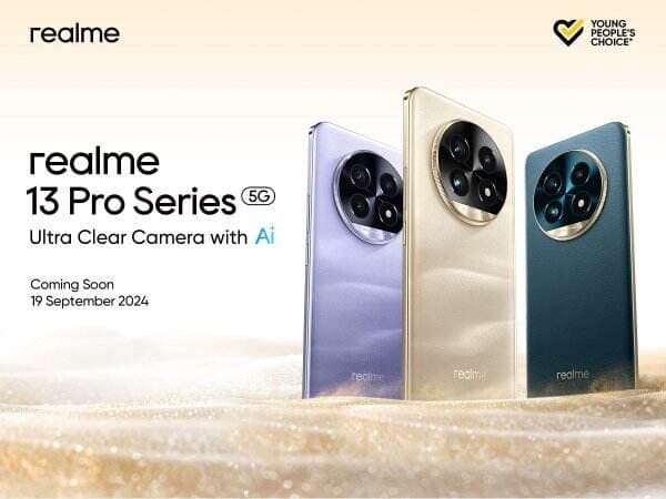 Realme 13 Pro Series 5G Segera Hadir di Indonesia, Usung Fotografi Ultra Clear Berbasis AI