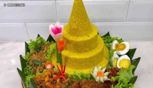 Resep Nasi Kuning Tumpeng, Cocok untuk Lomba 17 Agustus