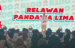 Hadiri Deklarasi Dukungan Pandawa Lima di Balai Kartini, Ridwan Kamil Doakan Utangnya Lunas