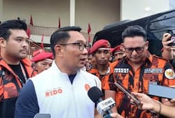 Hadir Pesta Rakyat Pemuda Pancasila, Ridwan Kamil Ngaku Optimis Menang Satu Putaran