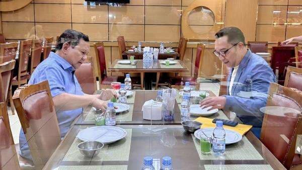 RK dan Prabowo Makan Nasi Padang Bareng, Istana: Punya Kedekatan Pribadi RK dan Prabowo Makan Nasi Padang Bareng, Istana: Punya Kedekatan Pribadi