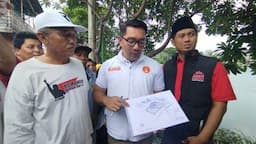 Ridwan Kamil Kenalkan Sketsa Wajah Humanis Jakarta saat Blusukan di Tanah Merah