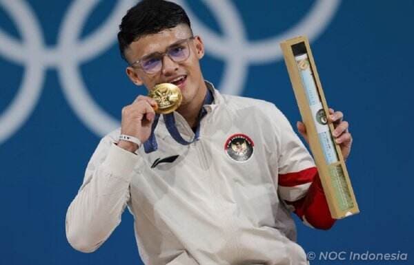 Viral Momen Haru Rizki Juniansyah Menangis di Pelukan Ibunda Usai Menang Emas di Olimpiade Paris 2024