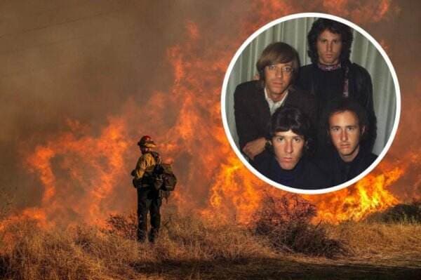 Rumah Tempat Gitaris Band The Doors Tulis Lagu Light My Fire Hangus Terbakar dalam Kebakaran Los Angeles