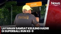 Bus Samling Hadir di Superball Run 2024, Permudah Bayar Pajak Kendaraan