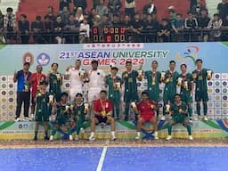 Sejarah Tercipta, Timnas Futsal Indonesia Raih Medali Emas di ASEAN University Games 2024 Usai Kalahkan Malaysia