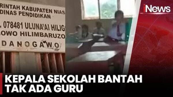 Viral Sekolah Tanpa Guru di Nias, Begini Penjelasan Kepsek