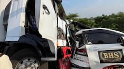 Sopir Truk Maut di Tol Pemalang Jadi Tersangka, Penabrak Mobil Kru TvOne