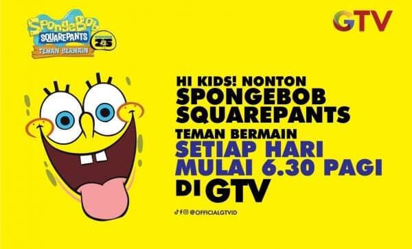 Seru-seruan di Minggu Pagi Bersama GTV Lewat Tayangan Spongebob