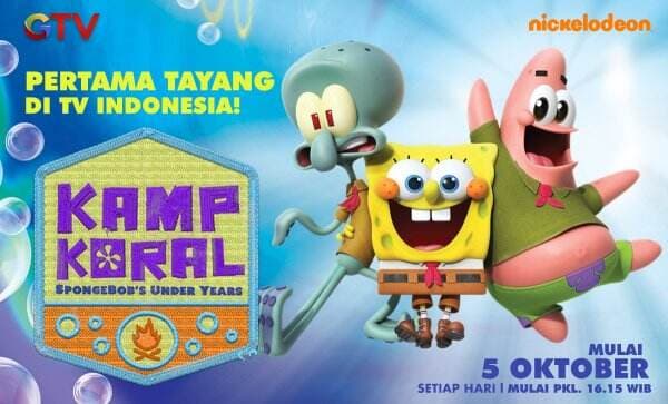 Keseruan Masa Kecil SpongeBob Squarepants Tayang Perdana di GTV