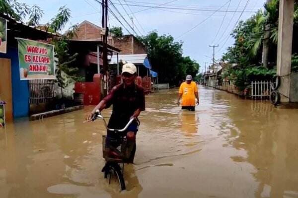 Sungai Cisanggarung Meluap, 5 Kecamatan di Cirebon Terendam Banjir 1,5 Meter