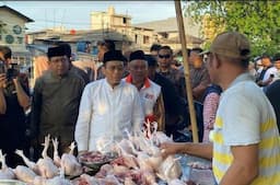 Belanja Masalah ke Pasar Serdang, Suswono Serap Aspirasi Pedagang Luar dan Dalam