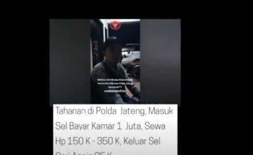 Viral Tahanan Bongkar Jual Beli Fasilitas Mewah di Rutan Polda Jateng Viral Tahanan Bongkar Jual Beli Fasilitas Mewah di Rutan Polda Jateng