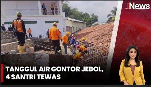 Tandon Air Ponpes Gontor Magelang Jebol Tergerus Longsor, 4 Santri Tewas 25 Luka Tandon Air Ponpes Gontor Magelang Jebol Tergerus Longsor, 4 Santri Tewas 25 Luka