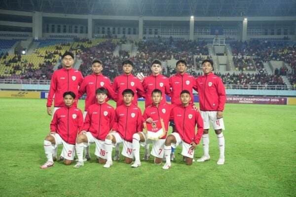 Timnas Indonesia U-16 Banjir Dukungan Usai Takluk 3-5 dari Timnas Australia U-16 di Semifinal Piala AFF U-16 2024