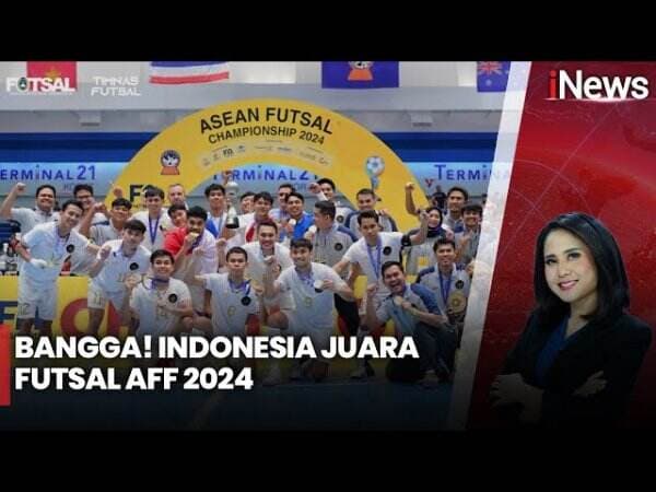 Tiba di Tanah Air, Timnas Futsal Indonesia Disambut bak Pahlawan usai Juara Piala AFF Futsal 2024