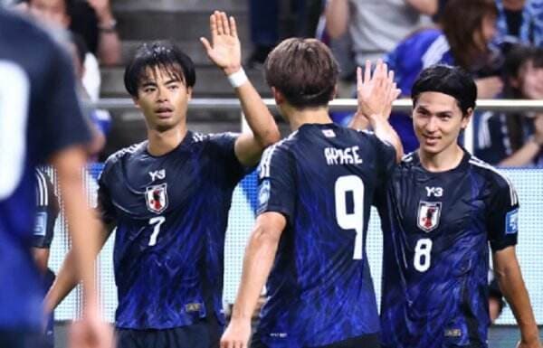 Momen Jepang Latihan Jelang Vs Timnas Indonesia, Santai Tanpa Beban