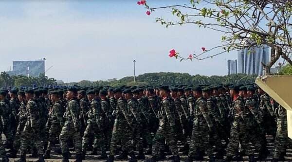 Ratusan Ribu Pasukan Elite Tiga Matra Ikuti Perayaan HUT ke-79 TNI di Monas