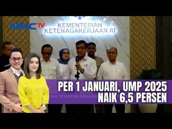 Pemerintah Tetapkan Kenaikan UMP 2025 Sebesar 6,5 Persen