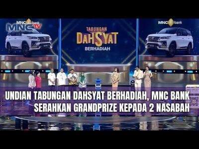 MNC Bank Gelar Undian Tabungan Dahsyat, Dua Nasabah Raih Mobil Mewah MNC Bank Gelar Undian Tabungan Dahsyat, Dua Nasabah Raih Mobil Mewah