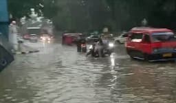 Usai Diguyur Hujan, Rangkasbitung Lebak Dikepung Banjir