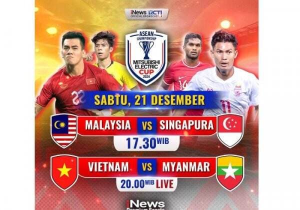 Vietnam Vs Myanmar di Piala AFF 2024 Malam Ini, Live iNews