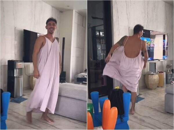 Viral Potret Vincent Verhaag Suami Jedar <i>Cosplay</i> Pakai <i>Dress</i> Seksi Bertali, Netizen: Lagi Nyindir Gisel? Viral Potret Vincent Verhaag Suami Jedar <i>Cosplay</i> Pakai <i>Dress</i> Seksi Bertali, Netizen: Lagi Nyindir Gisel?