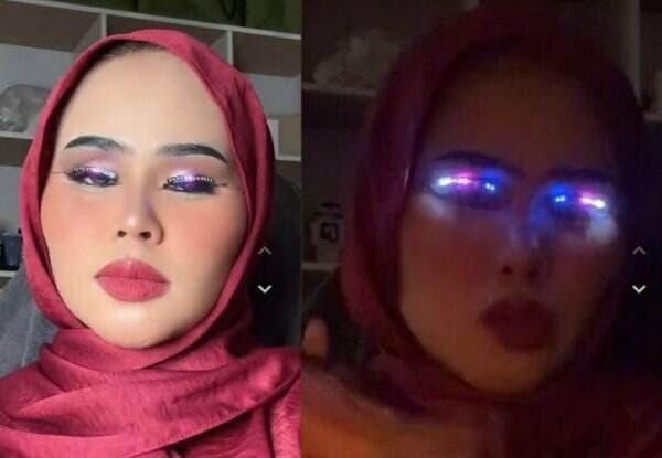 Viral Bulu Mata Palsu Shimmer dengan LED, Netizen : The Real Menyala!