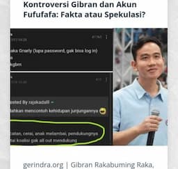 Anak Buah Prabowo Sebut Situs Gerindra Abal-Abal soal Fufufafa dan Gibran Upaya Adu Domba