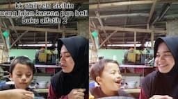 Viral Haru Ibu Beri Kejutan Hadiah Buku Idaman saat Putranya Asyik Makan, Netizen: Masya Allah Sweet Sekali