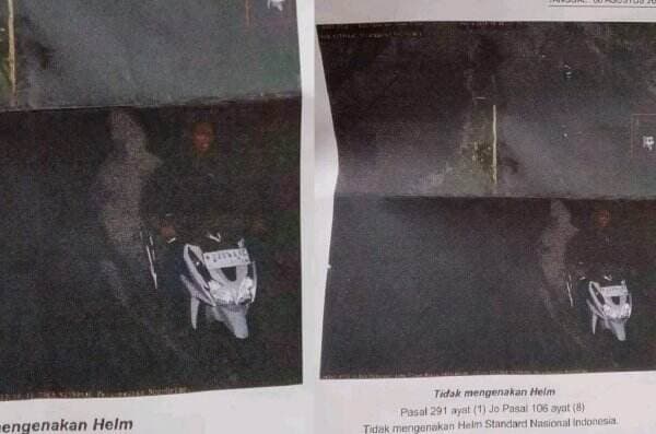 Viral Pemotor Ini Kena Tilang Elektronik karena Bonceng Pocong&nbsp;